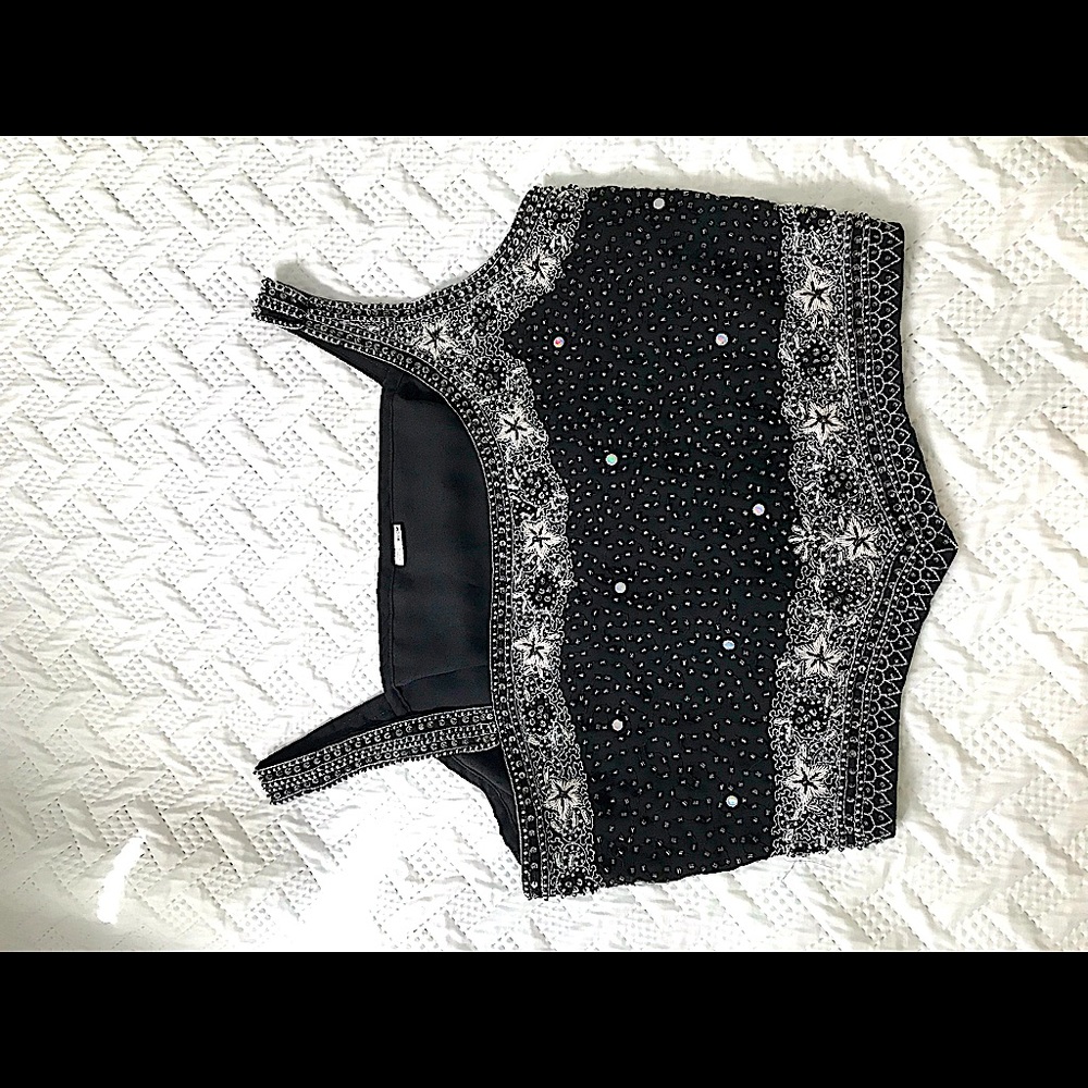 Ladies Medium beaded , Fitted Top
